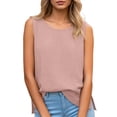 thumbnail image 3 of Shadoumai Women Cotton Linen Tank Tops Loose Fit Casual Sleeveless Summer Linen Shirts Lightweight Gauze Crewneck Camisole 2026, 3 of 6