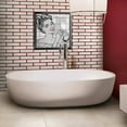 thumbnail image 4 of The Tile Life Brick City White Matte Porcelain Floor and Wall Tile 2x10 in 32-Piece, 4 of 15