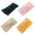 thumbnail image 1 of CTIRCHIU Head Wraps Yoga Cotton Knot Design Appointment Accessory for Women 4Pack Ginger Beige, 1 of 8