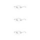 thumbnail image 2 of Guardurnaity Gafas simples sin marco Forma ovalada Metal Hombres Mujeres Gafas Gafas Sin receta Gafas Computadora Vida diaria Type1 NO1, 2 of 6