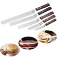 thumbnail image 4 of Neinkie Straight and Angled Icing Spatula - Cake Frosting Spatula - High Grade Stainless Steel | Baking and Cake Decorating Supplies - Multipurpose Use for Home, Kitchen or Bakery, 4 of 7