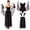 Black Purple Web Gown With Wings, variant on PMU Halloween Party Decoration Costume Accessory Polyester Apron