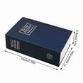 thumbnail image 4 of Caja de seguridad con cerradura de diccionario, libro secreto, dinero en efectivo, joyas, caja de seguridad oculta (azul oscuro), 4 of 4