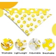 thumbnail image 5 of Summer Dog Bandanas 2 Large Pack,Yellow White Smile Face Reversible Adjustable Triangle Pet Scarves for Boy and Girl,Cute Stripe Bandana for Small Medium Large Dogs Cats(Large), 5 of 5