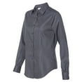 thumbnail image 2 of Van Heusen 13V0391 Women's Long Sleeve Pique Dress Shirt 3XL, 2 of 3