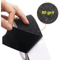 thumbnail image 3 of Paquete de 2 cintas antideslizantes, tiras antideslizantes con cinta adhesiva antideslizante para escaleras, escalones, pisos, cinta antideslizante fuerte, autoadhesiva, (5 cm x 10 m, negro) JM, 3 of 5