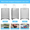 thumbnail image 4 of FUYGRCJ 3PCS Luggage Covers, 3 Sizes Clear Luggage Protector Cover, 20+24+28 inch Reusable Suitcase Dust Cover, Waterproof PVC Suitcase Cover Dustproof for Luggage Travelling, 4 of 12
