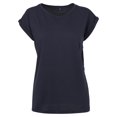 thumbnail image 1 of Build Your Brand Womens Cotton Extended Shoulder T-Shirt, 1 of 4
