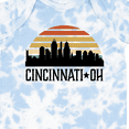thumbnail image 4 of Inktastic Cincinnati Ohio Skyline Retro Boys or Girls Baby Bodysuit, 4 of 5