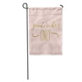thumbnail image 1 of SIDONKU Gold Good Vibes Only Modern Lettering Inspirational Cute Happy Garden Flag Decorative Flag House Banner 28x40 inch, 1 of 2
