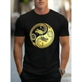 thumbnail image 1 of Men's Summer Casual T-Shirts - Cotton, Short Sleeve, Round Neck, Letter Print, for Men, Tops, Casual Sporty Tee, Summer Gifts, 1 of 7