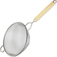 thumbnail image 5 of Truecraftware – 10 -Inch Fine Single Mesh Strainer, Tin Mesh with Flat Wooden, 13" Handle Length, 5 of 5
