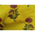 thumbnail image 4 of oneOone Cotton Cambric Medium Yellow Fabric Floral Block Sewing Craft Projects Fabric Prints By Yard 56 Inch Wide, 4 of 4