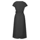 thumbnail image 5 of Vestido de talla grande con cinturón oscilante de color sólido de manga corta con cuello redondo a la moda de verano para mujer Fridja  bnh2241, 5 of 8