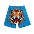 thumbnail image 4 of Royal Blue Funny Hawaiian Tropical Straight Leg Elastic Waist Beach Shorts for Mens Summer Fall Graphic Pants Shorts Mens 2026 Clothes Fashion S, 4 of 9