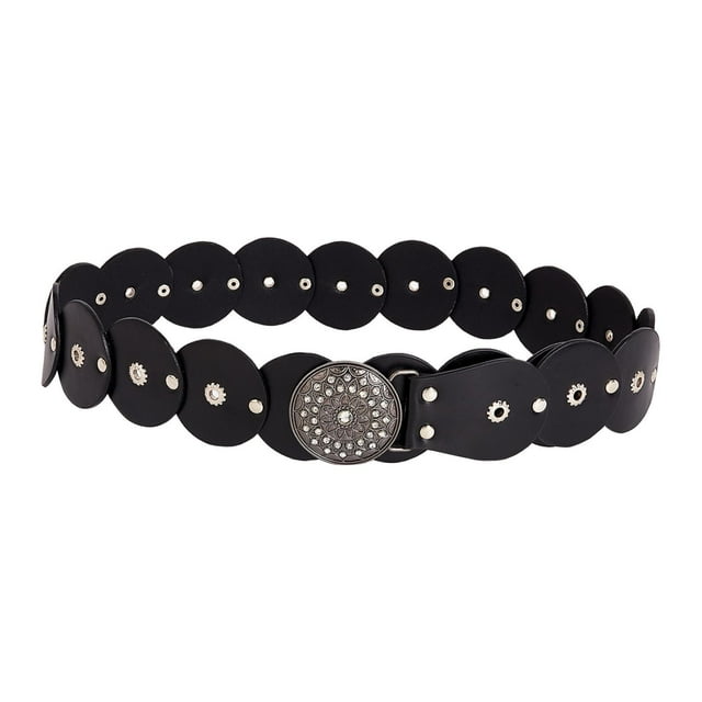 Cinturón de mujer Cinturón ancho de moda para mujer Cinturón para faldas Corsé de compras Pantalones Negro