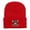A-Red118, variant on Yuanlong Womens Beanie Hat Cute Highland Cow Print Warm Stretchy Knit Skull Cap Winter Casual Daily Outdoor Headwear