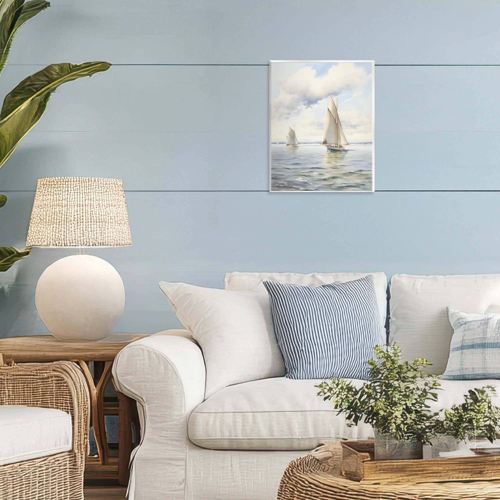 Stupell Industries Sailing Toward a Tranquil Horizon Wall Plaque Art, design by LSR Design Studio