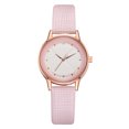 thumbnail image 1 of Fashionable Quartz Wrist Watch Round Dial Quartz Wristwatch(Pink), 1 of 6