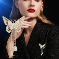 thumbnail image 4 of WeiHuan-broche de mariposa ahuecado para mujer, tienda de juguetes, Pin con colgante, Pin de solapa de mariposa para abrigos, chaquetas, accesorios para suéteres, 4 of 4