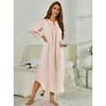 thumbnail image 5 of Richie House Womens Dusters Housecoats Button Long Nightgown Casual House Dress S-XXL RHW4071-A-XL, 5 of 5