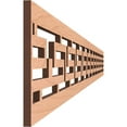 thumbnail image 3 of Ekena Millwork 46 3/8"W x 4"H x 1/4"T Tulum Fretwork Moulding, Alder, 3 of 13