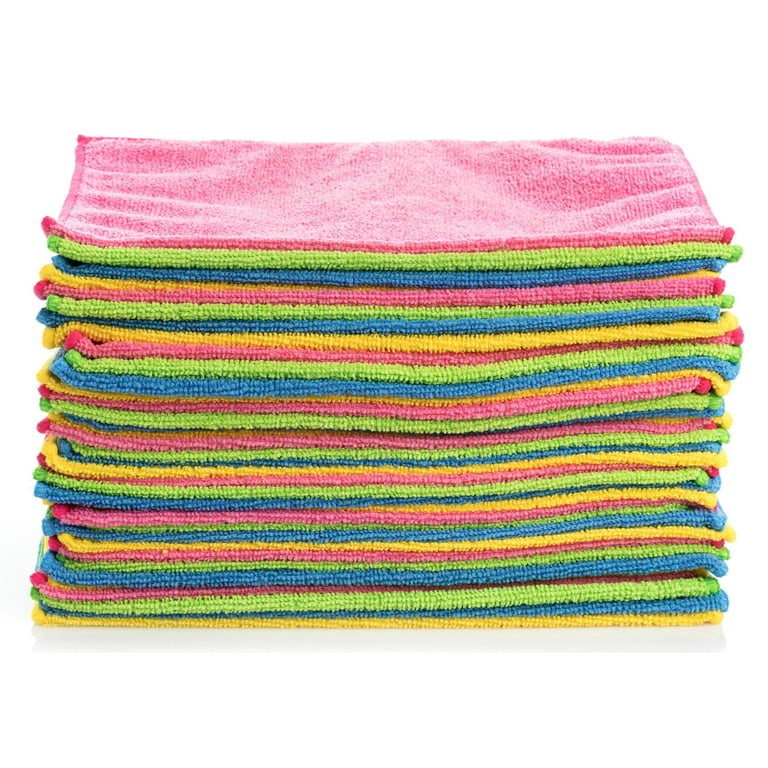 48pk Microfiber Towels 12 x 16