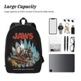 thumbnail image 6 of Jaws Backpack Simple Lightweight Backpack Fashion Travel Backpack Laptop Backpack 17 Inch, 6 of 8
