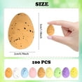 thumbnail image 4 of 100 Pcs Easter Speckled Eggs 1.18 in Foam Speckled Eggs Bowl and Vase Filler Chicken Eggs for DIY Spring Displays and Easter Decorations (Coffee), 4 of 8