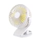 thumbnail image 1 of Ventilador Usb Silencioso, Ventilador De Escritorio Usb Portátil Con Batería Recargable, Ventilador De Refrigeración De 3 Velocidades Giratorio 360 Para Cochecito, Automóvil, Blanco. Afortunado Sencillez, 1 of 5