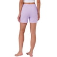 thumbnail image 3 of INSPIRE CHIC Women's Cotton Pajama Shorts Soft Stretch Comfy Boxer Lounge Shorts with Pockets S Purple, 3 of 6