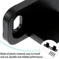 thumbnail image 3 of Mobutofu 2 Sets Sliding Barn Door Hardware Kit Plastic Black Noise Reduction, 3 of 6