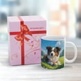 thumbnail image 4 of Border Collie Art Coffee Mug - 11 oz White Ceramic Cup for Dog Collectors, 4 of 8