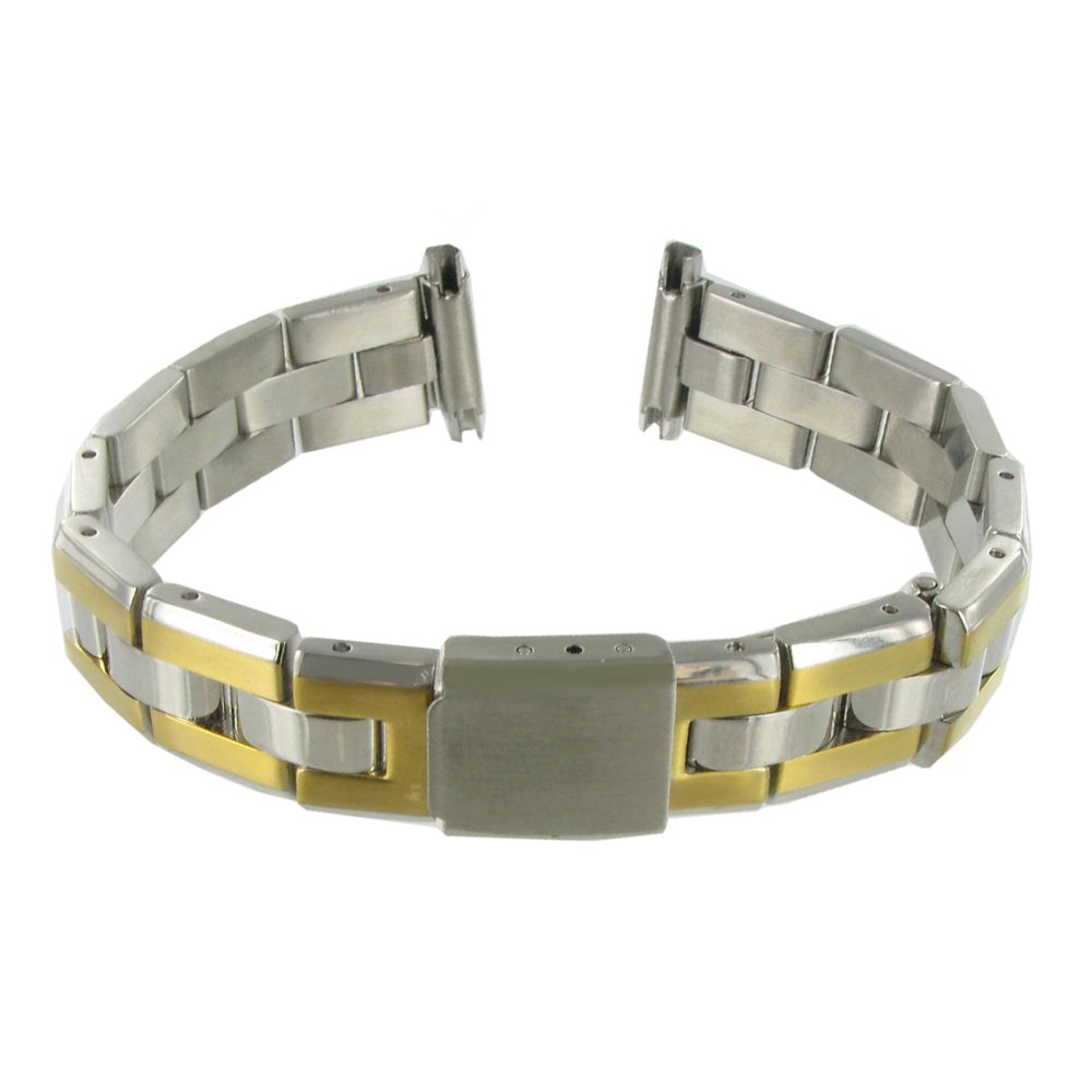 Speidel Speidel Bracelet Watch Band 1216mm Solid Stainless Two Tone