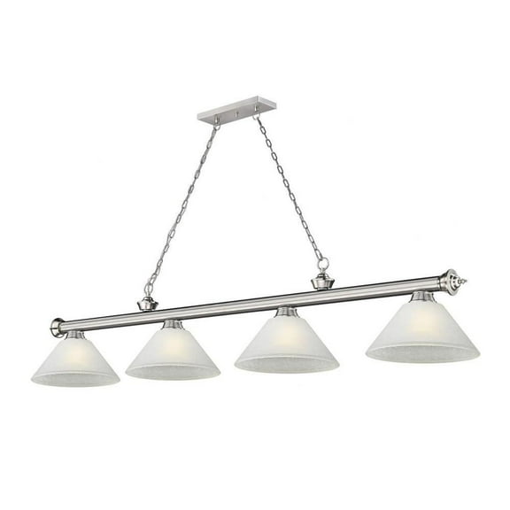 4 Light Billiard in Traditional and Classical Style-18.75 inches Tall and 14 inches Wide Bailey Street Home 372-Bel-4596727