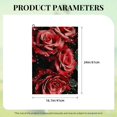 thumbnail image 6 of ONETECH Roses Water Droplets Romanticism Golf Towel Christmas Super Absorbent Microfiber 1PC, 6 of 7