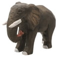 thumbnail image 3 of PATKAW Elephant Statue Wooden Elephant Sculpture Elephant Figurine Animal Shaped Decoration, 3 of 5