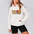 thumbnail image 2 of Gibobby Sudadera mujer, Sudadera de forro polar con capucha para mujer, de gran tamaño, de manga larga, casual, para parejas, con capucha(Blanco,M), 2 of 5