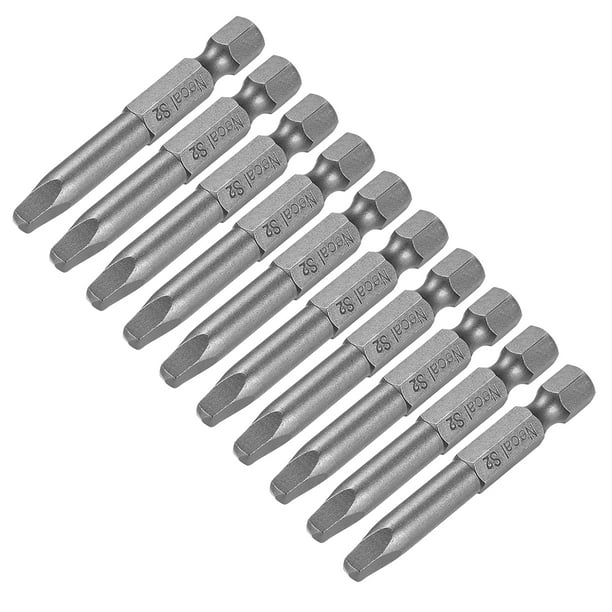 1/4Inch Hex Shank 50mm Length Square Head SQ3 Screw Driver S2