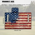 thumbnail image 7 of SEANATIVE Golf Cart Seat Covers for 2 Person Seats, Suitable for Yamaha, EZGO, Club Cars, Comfortable Non-Slip Club Car Seat Cover Protector for Patriotic Decor, American Flag, 7 of 7