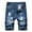 Blue, variant on Pxkloy Mens Shorts Mens Denim Shorts 2024,Baggy Jean Shorts for Men Distressed Classic Straight Short Jeans Stretch Summer Fashion Ripped Denim Jean Shorts Blue