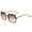 Pink, variant on Lumistal Square Frame Sunglasses for Women Vintage Oversized Sun Glasses UV Protection Lightweight Eyewear Vintage Glasses Beach Sunglasses Fashion Beach Holiday Accessories Blue One Size