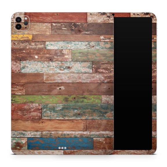 DesignSkinz Vintage Wood Planks Full-Body Skin Decal Wrap Cover for iPad (A1219/A1337)