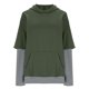 thumbnail image 5 of RKSTN Hoodies for Women Oversized Cuff Stripe Splicing Fake Two Pieces Hooded Sweatshirts Top Womens Casual Plus Size Loose Fits Comfy Hood Sweatshirts with Pockets Fall Spring Clothes, 5 of 10