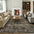 thumbnail image 4 of Garvee 8x10ft Vintage Floral Area Rug, Washable Rug Boho Distressed Carpet Non-Slip Throw Rug for Living Room Bedroom Home Office, Camel, 4 of 7