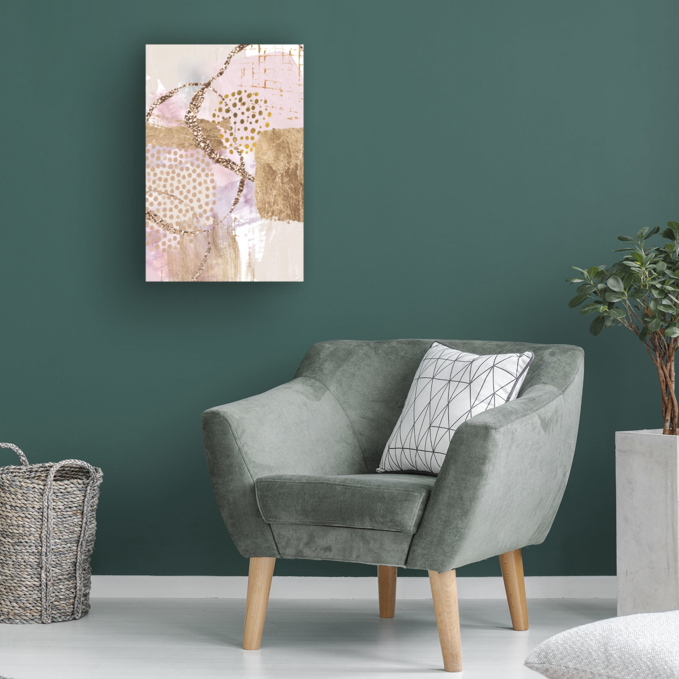 Trademark Fine Art Sally Ann Moss Golden Sunrise 3 Canvas Wall Art