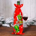 thumbnail image 1 of Bolsas de regalo de Grinch Kagetolytai decoraciones navideñas grandes 34*13 cm, 1 of 3