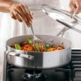 thumbnail image 4 of GreenPan Venice Pro Stainless Steel Healthy Ceramic Nonstick, 5 Quart, Light Gray,CC002257-001, 4 of 6