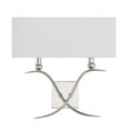 thumbnail image 3 of Savoy House Payton 16" 2-Light Transitional Metal Sconce in Polished Nickel, 3 of 6