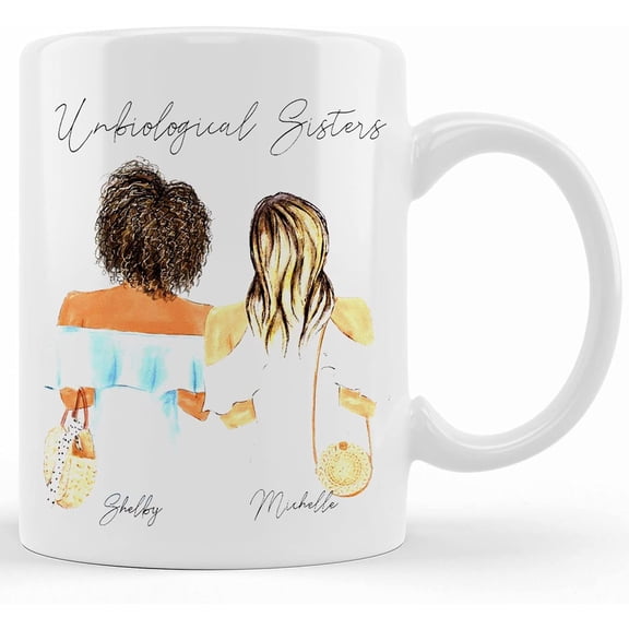 Soul Sisters Travel Mug Coffee Mug Gift For Sisters Besties Bff Mug 11oz 11oz 20oz Gift For Him For Her , Ceramic Novelty Coffee Mug, Tea Cup, Gift Present F
